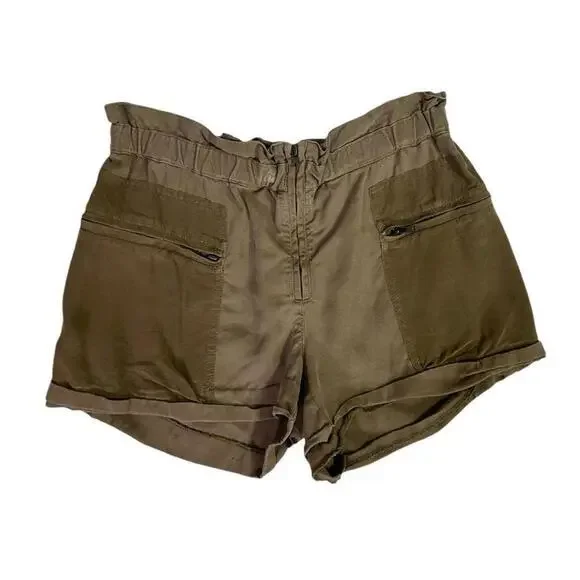 Aritzia l Wilfred Casual Silk Blend Shorts 4 - Picture 1 of 9